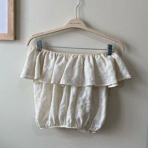 Off the Shoulder Ruffle Top From Urban Outfitters